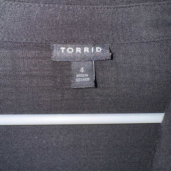 Black Button-Down Dress - Picture 2 of 2